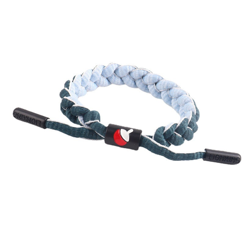 Fashion Trend Woven Shoelace Couple Girlfriends Bracelets