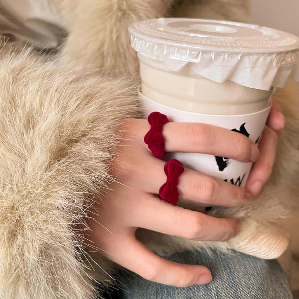 Women's Plush Opening Adjustable Index Finger French Rings