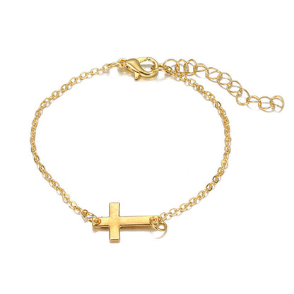 Ornament Cross Hand Jewelry Retro Simple Bracelets