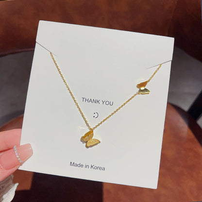 Butterfly Light Luxury Clavicle Chain Dignified Necklaces