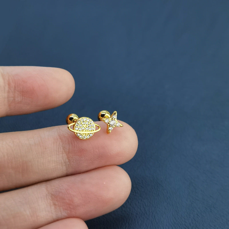 Simple Versatile Style Design Before Sleep Earrings