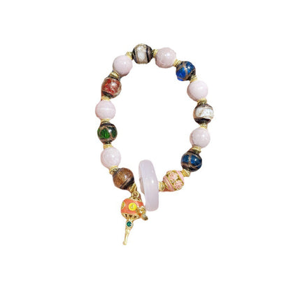 Supply Fragrant Gray Porcelain Gold Foil Bracelets