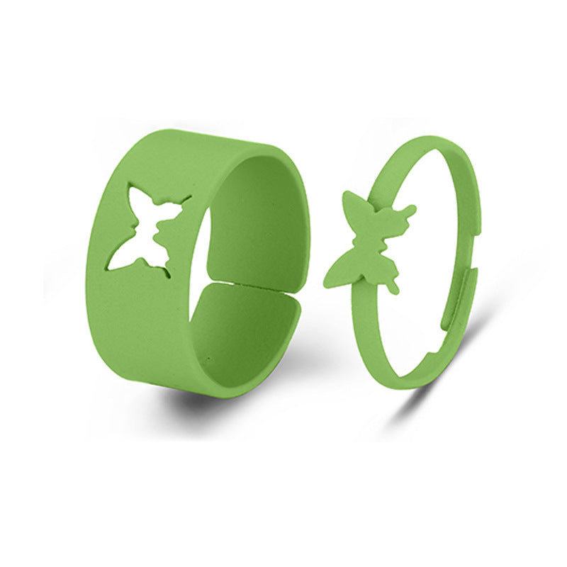 Women's & Men's Simple Couple And Combination Style Love Valentine's Rings