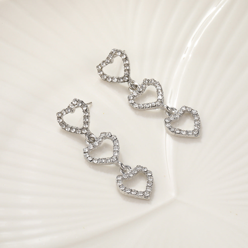 Sweet Cool Cold Style Hollow Full Earrings