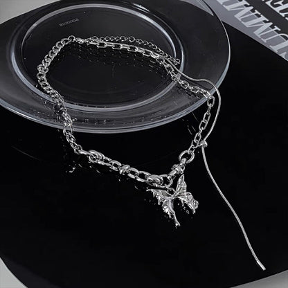 Women's Butterfly For Chain Stitching Clavicle Trendy Necklaces