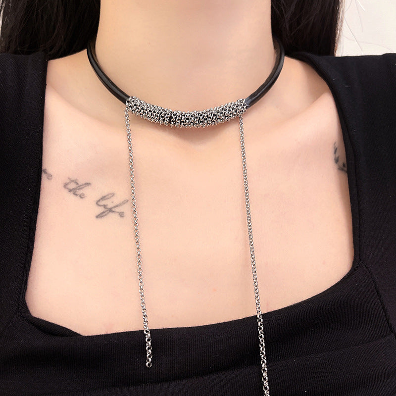 Women's Unique Long Fashionable Sweater Chain Necklaces