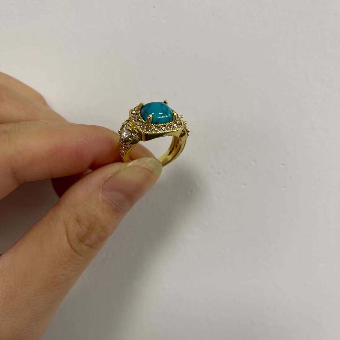 Women's & Men's & Vintage Turquoise Bridal Wedding Engagement Rings