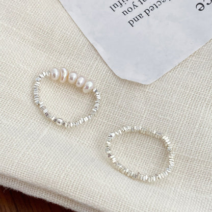 Design Sier Small Pieces Of Freshwater Rings