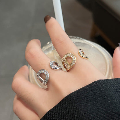 Women's Luxury Fashion Style Design Open Personal Rings