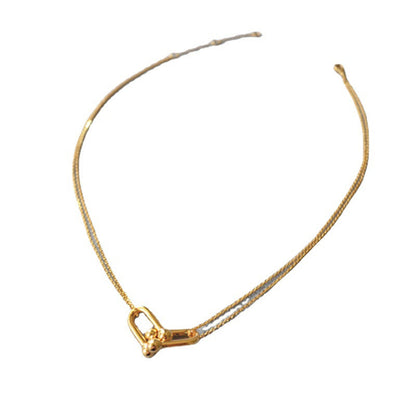 Women's Style Korean Drama Top Floor Female Owner Team Necklaces