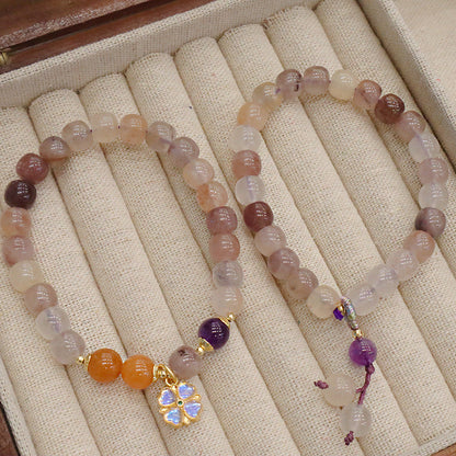 Violet Sweet Niche National Style Couple Bracelets