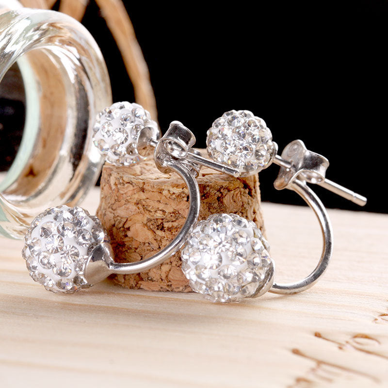 Live Streaming On Rhinestone Elegant Female Earrings