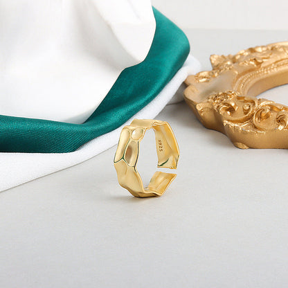 Ornament Korean Irregular Gold Jewelry Fashion Rings