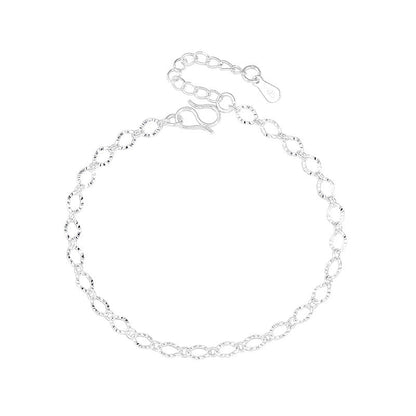 Style Temperament Personality Carven Design O-shaped Chain Bracelets