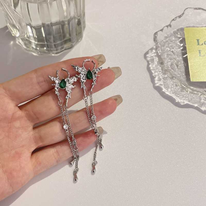 Butterfly Tassel Niche Design Cold Wind Ear Earrings