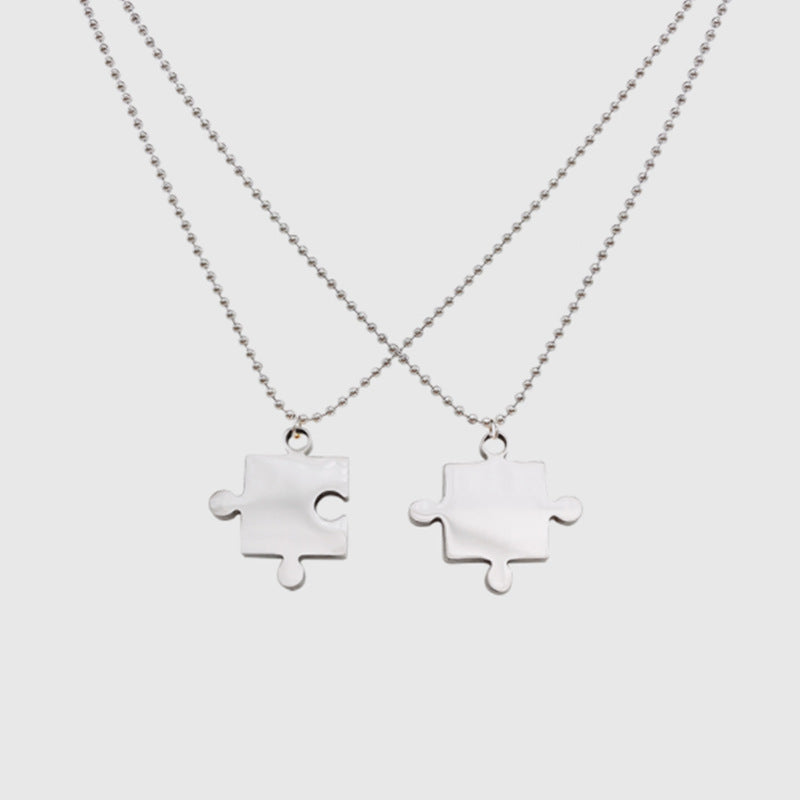 Men's Clavicle Chain Titanium Steel Stitching Special Interest Necklaces