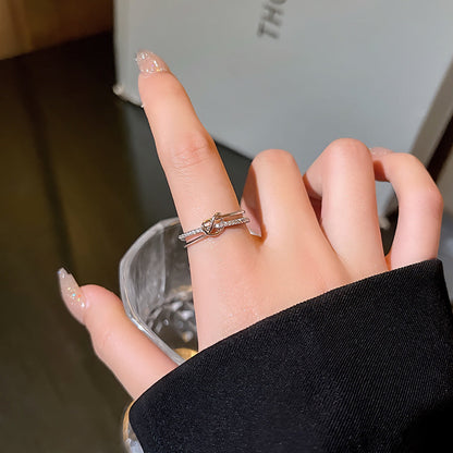 Zircon Female Personalized Minority Advanced Design Rings