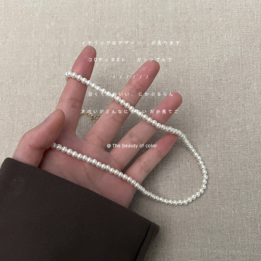 Service Of Korean Pearl Light Luxury Necklaces