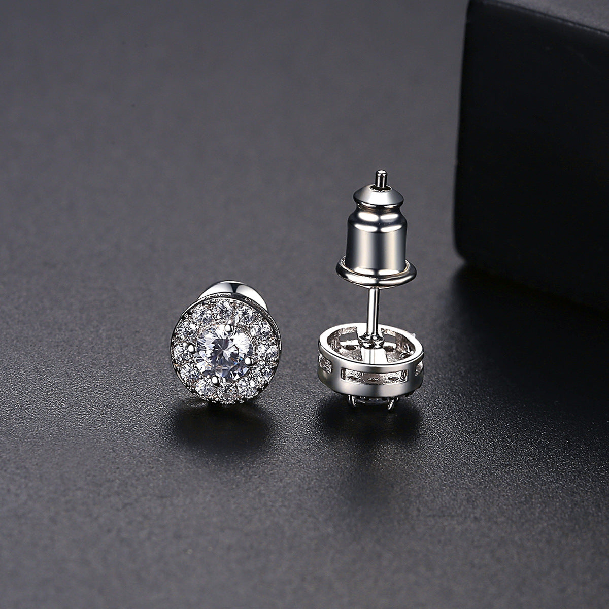 Fresh And Stylish Simple Round Copper Earrings