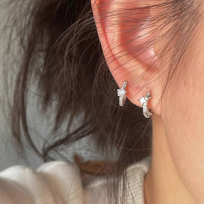 Women's Exquisite And Small Zircon Ear Design Earrings