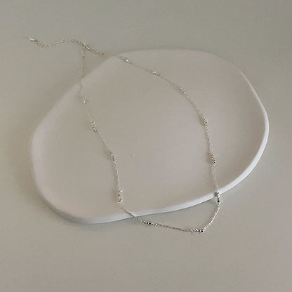 Of Sier Metal Female Niche Retro Personality And Minimalism Necklaces