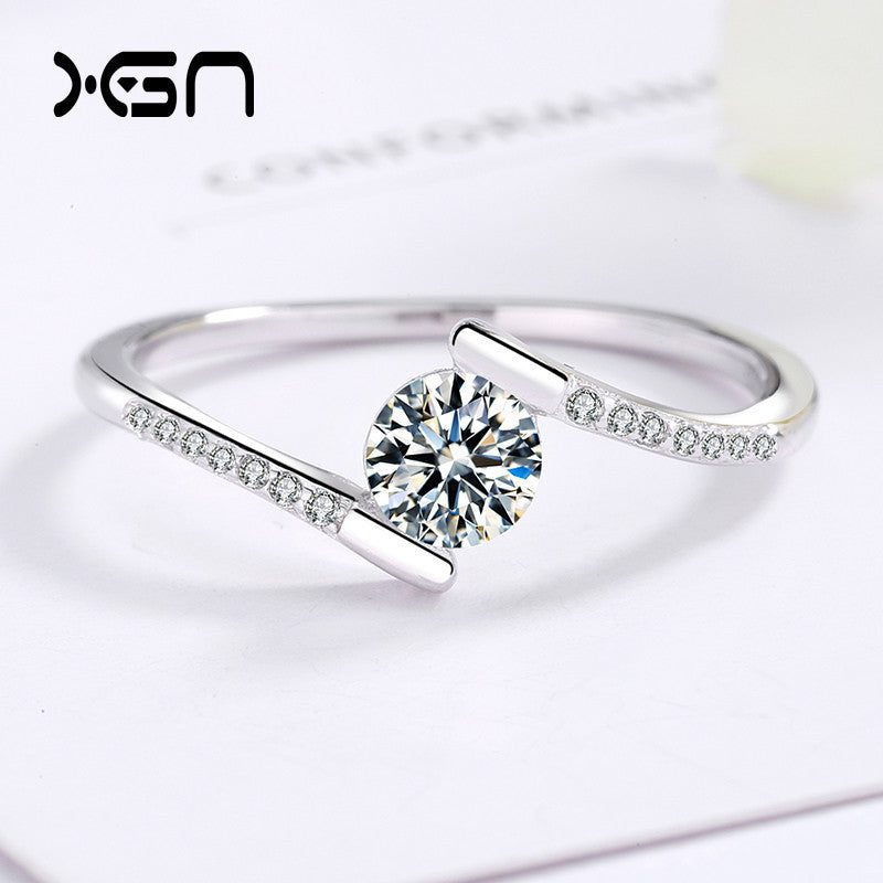 Sterling Sier Eight Hearts And Arrows Rings