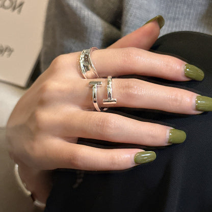 Letter Line Design Simple Fashion Trend Bracelets