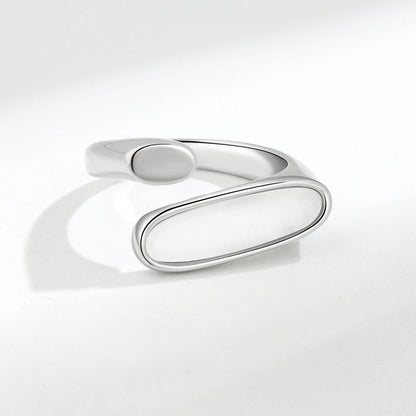 Flat Shell Open Gold Plated Ornament Rings