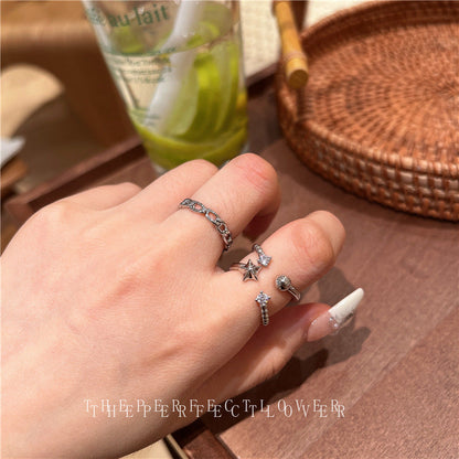 Luxury Temperament High-grade Zircon Niche Design Fashion Rings