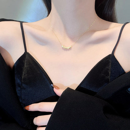 Titanium Steel Korean Style Simple Cold Clavicle Necklaces