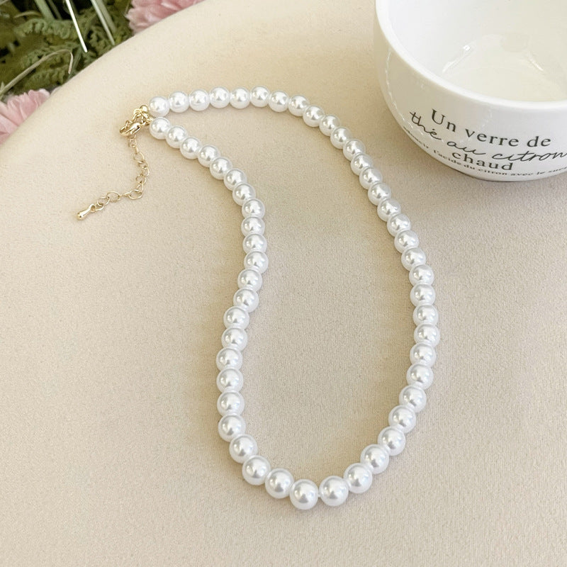 Luxury Retro Classic Style Pearl Simple High Sense Summer Necklaces