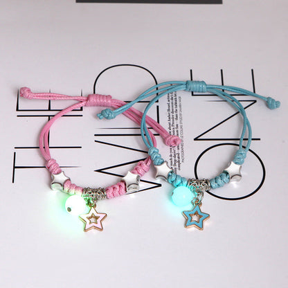 Cute Heart Girlfriends Two Korean Style Bracelets