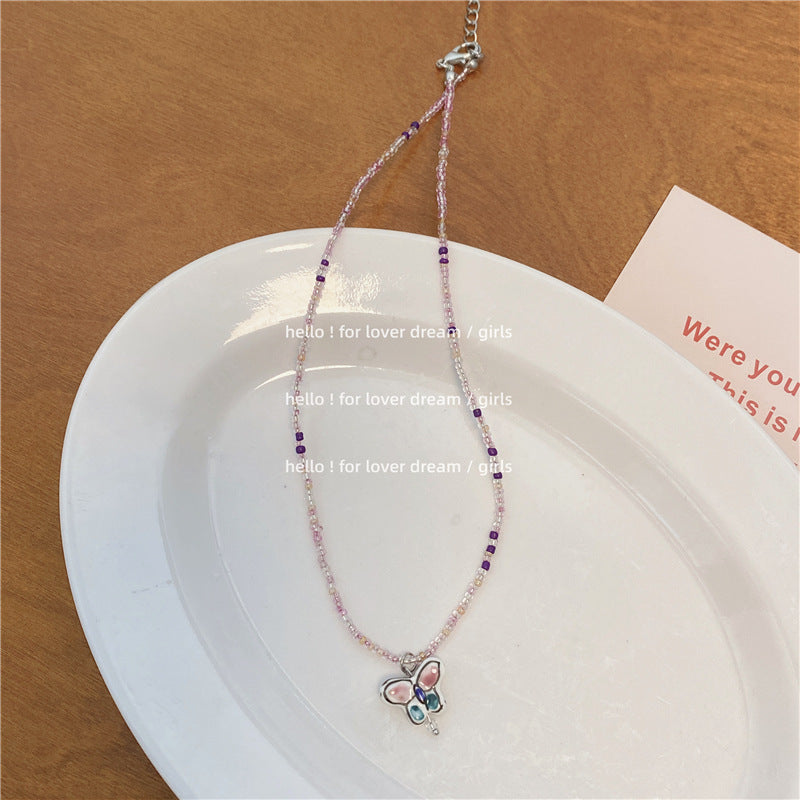 Candy Color Beads Stringed Sweet Cute Girly Necklaces