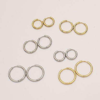 Women's Big And Small Circles Eardrop Elegant Personalized Simple Earrings