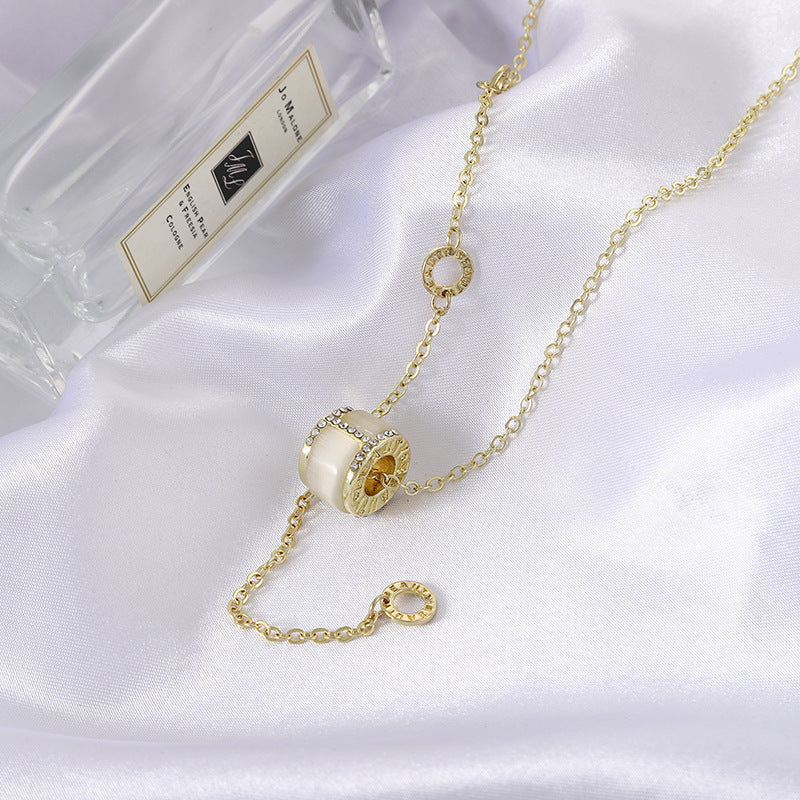 Opal Small Waist Cold Style Beautiful Necklaces