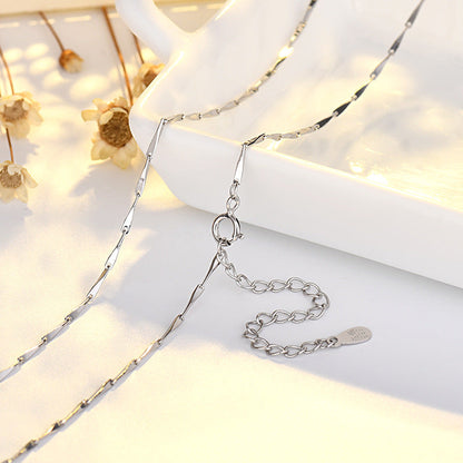 Copper Plated Pure Sier Melon Seeds Necklaces