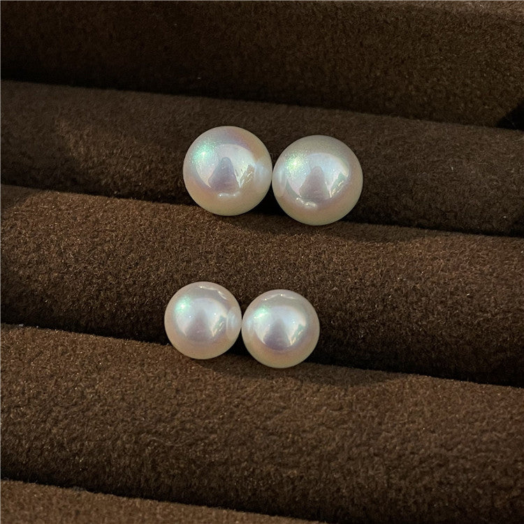 Dazzling Pearl Mosquito Coil Ear Clip Earrings