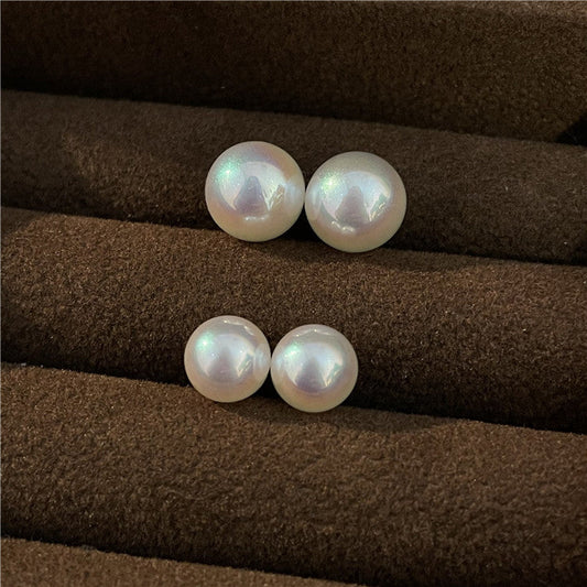 Dazzling Pearl Mosquito Coil Ear Clip Earrings