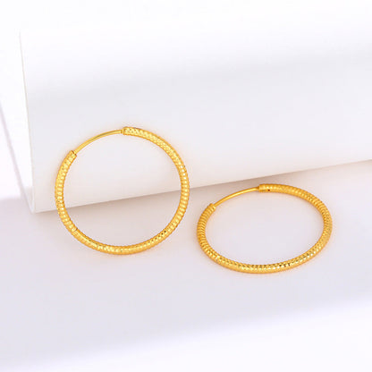 Simple Exaggerated Big Circle Female Fashion Earrings