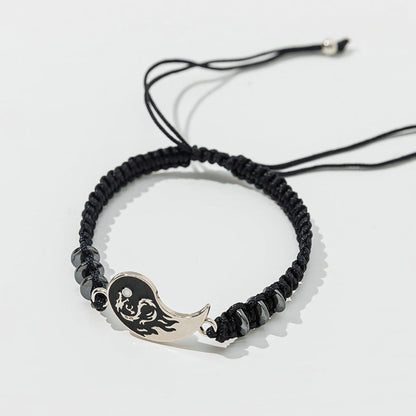 Dragon Totem Braided Haematite Hand-woven Couple Tai Bracelets