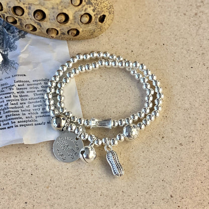 Women's Style Lucky Bag Elephant Pendant Minimalist Bracelets