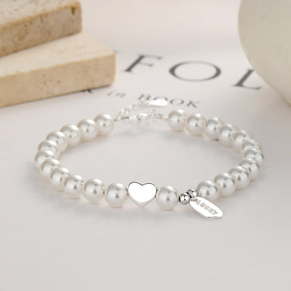 Women's Pearl Fashion Heart-shaped Light Luxury Temperament High Bracelets