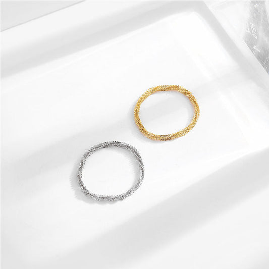 Female Design Starry Cold Girlfriends Fashion Rings