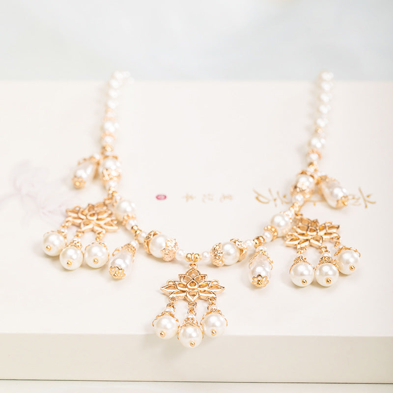 Ancient Costume Style Of Precious Stones Summer Graphy Classical Necklaces