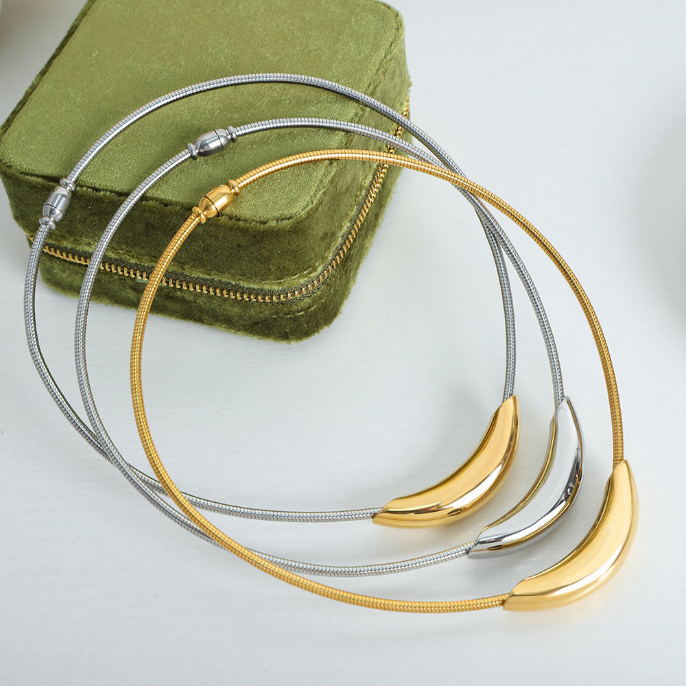 High-grade Simple And Light Luxury Style Design Personality Necklaces