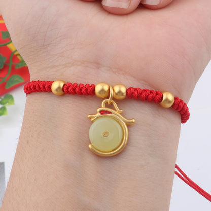 Dragon Red Rope Live Broadcast Hand-woven Bracelets