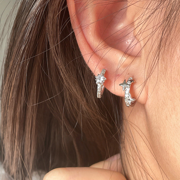 Women's Exquisite And Small Zircon Ear Design Earrings