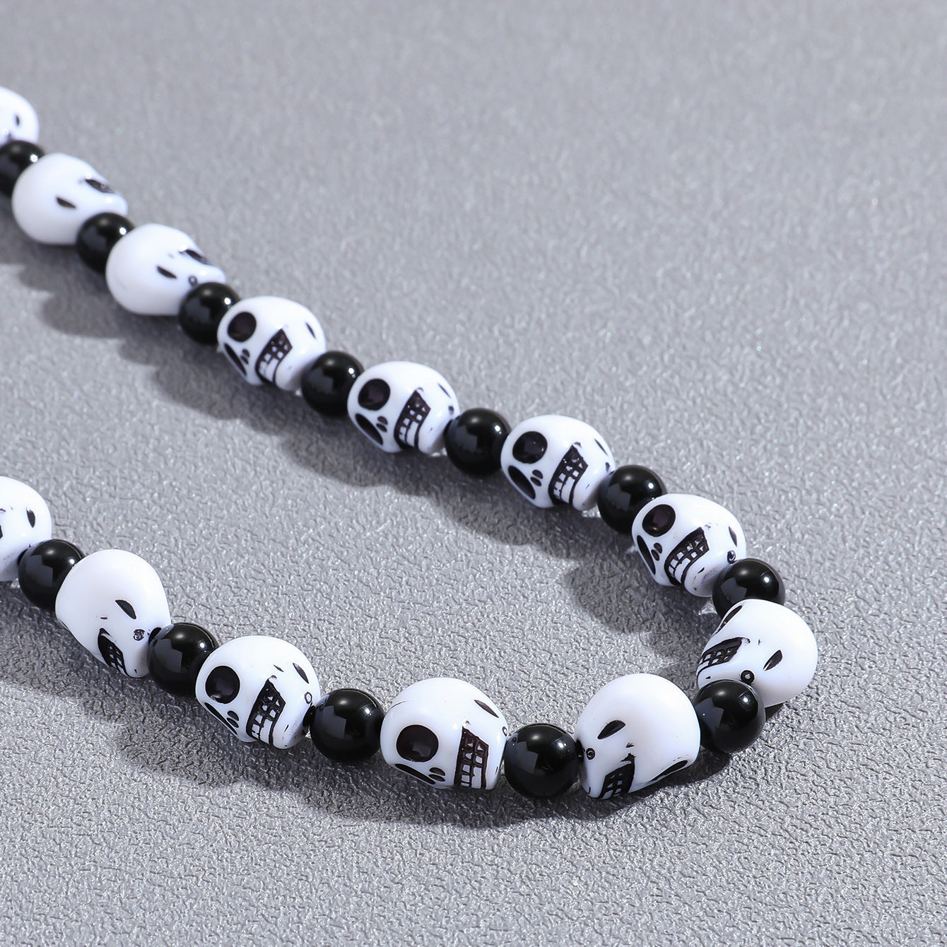 Men's Trend Punk Hip Hop Black And Necklaces