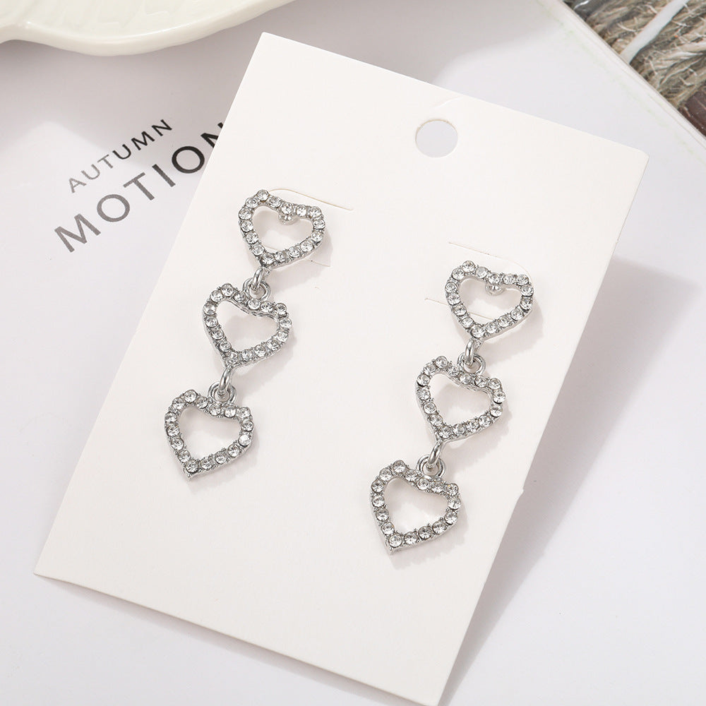 Sweet Cool Cold Style Hollow Full Earrings