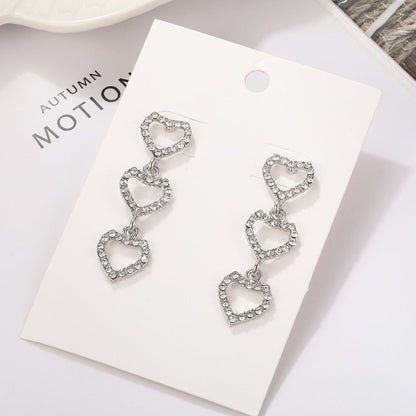 Sweet Cool Cold Style Hollow Full Earrings